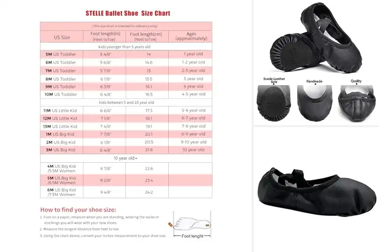 Detailed view of Best Ballet Shoes for Boys