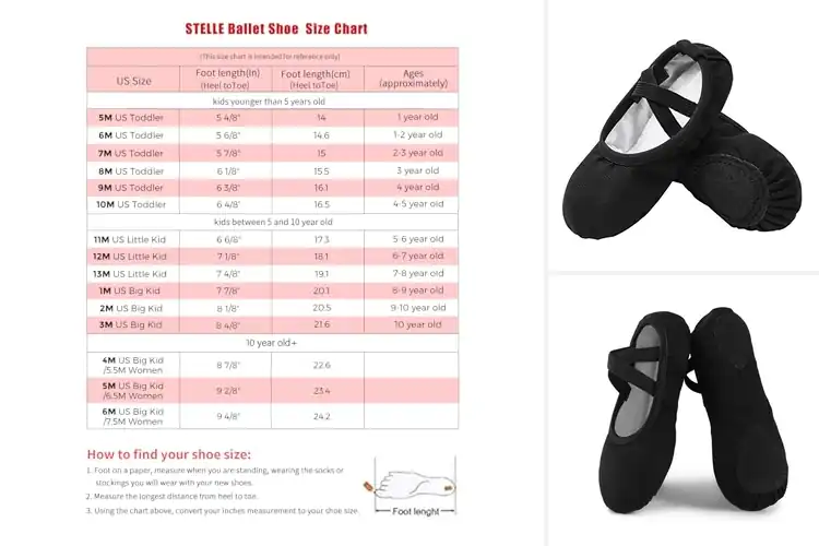 Detailed view of Best Black Ballet Shoes for Boys