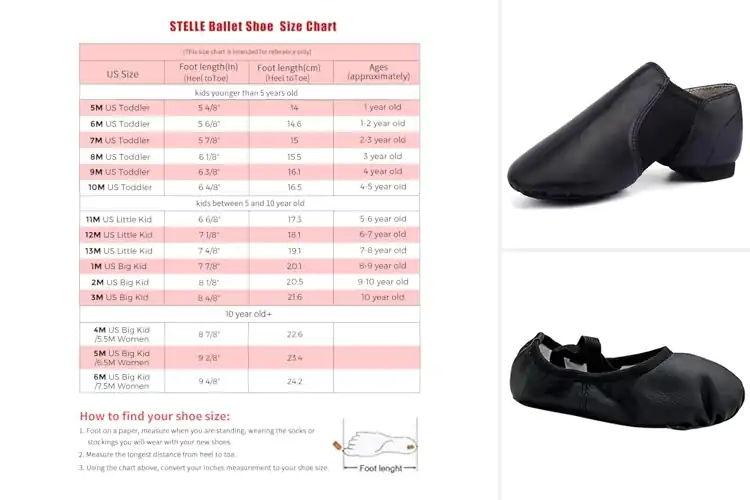 Detailed view of Best Boys Dance Slippers