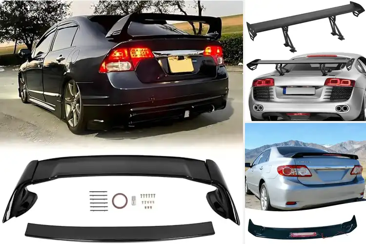 Detailed view of Best Car Spoilers: Top 10 Picks to Boost Style & Performance