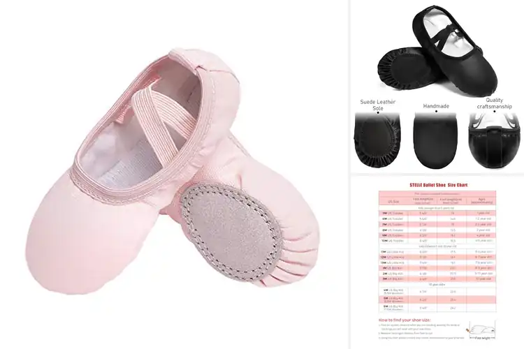 Detailed view of Best Dance Slippers for Kids