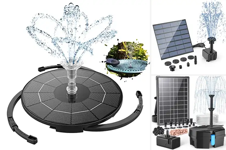 Detailed view of Best DIY Solar Water Features