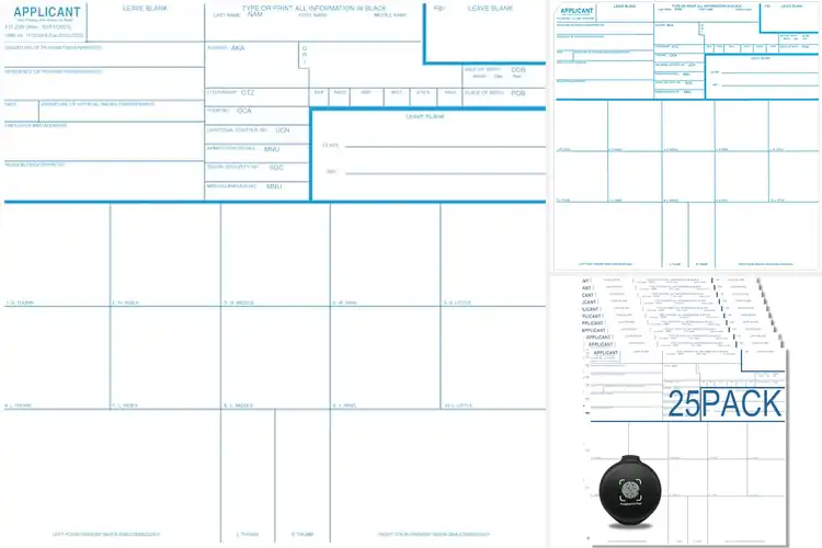 Detailed view of Best Fingerprint Card Packs