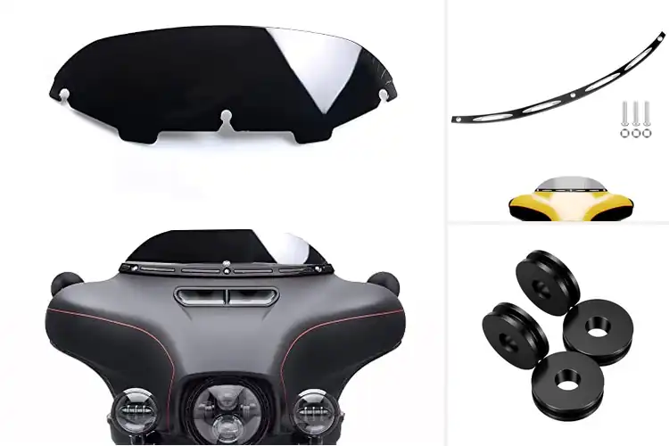 Detailed view of Best Harley Windshield Addons