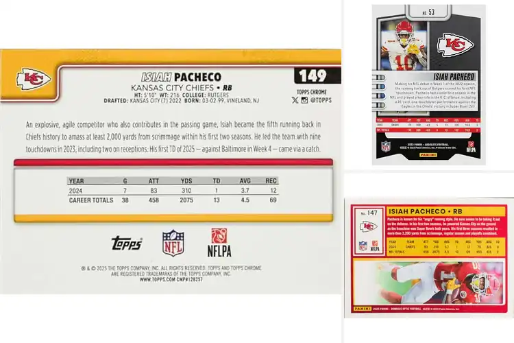 Detailed view of Best Isiah Pacheco Card Packs: Grab Rare & Sleek Designs