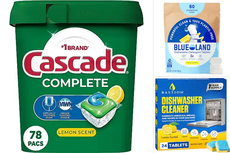 Detailed view of Best Lemon Scented Dishwasher Tablets