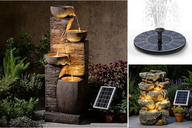 Detailed view of Best Outdoor Solar Water Features: 10 Stunning Picks