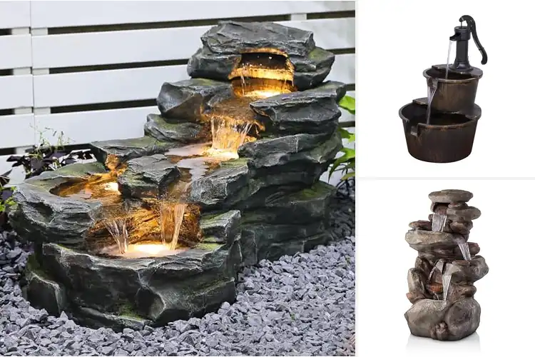 Detailed view of Best Outdoor Water Features