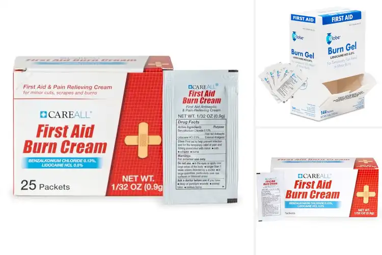 Detailed view of Best Portable Burn Relief Packs