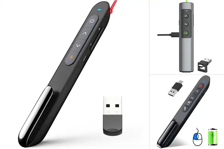 Detailed view of Best Rechargeable Presentation Pointers