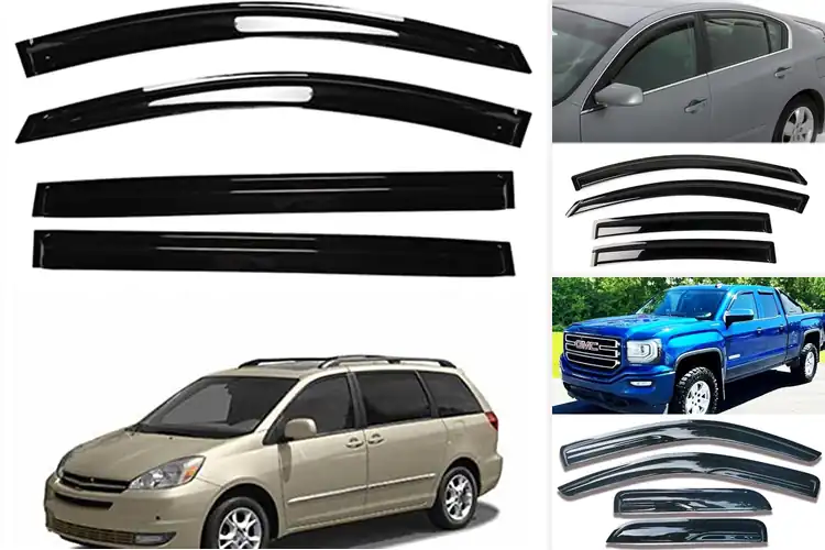 Detailed view of Best Side Wind Deflectors