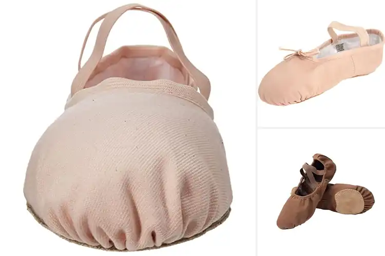 Detailed view of Best Soft Sole Ballet Shoes