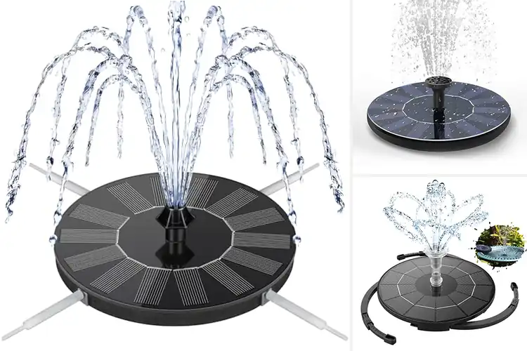 Detailed view of Best Solar-Generated Fountains