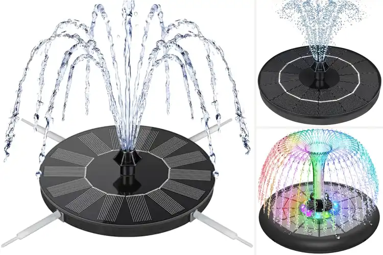 Detailed view of Best Solar Pond Fountains