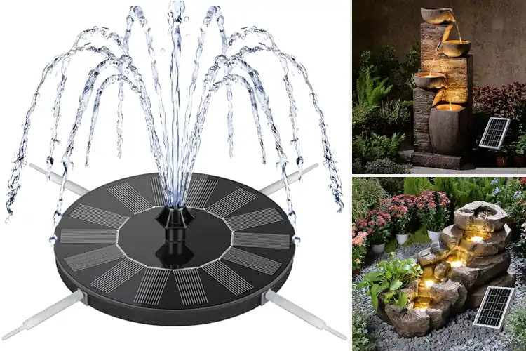 Detailed view of Best Solar Powered Garden Fountains