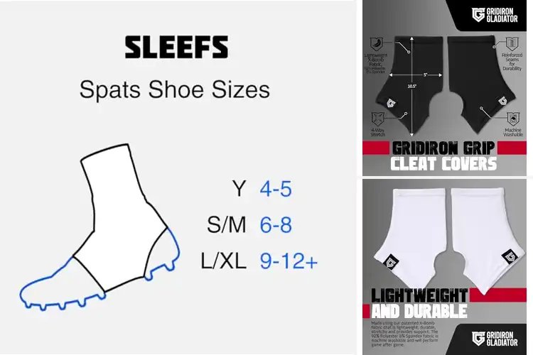 Detailed view of Best Spats For Cleats