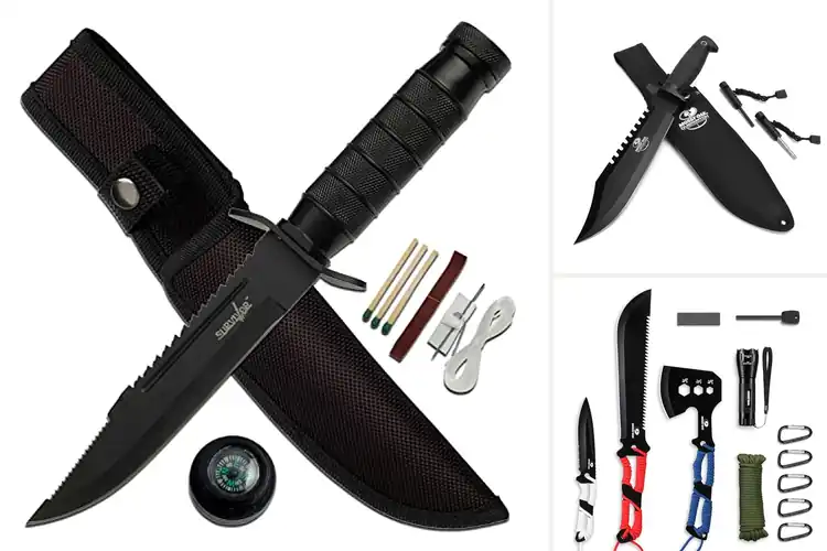 Detailed view of Best Survival Knife Kits