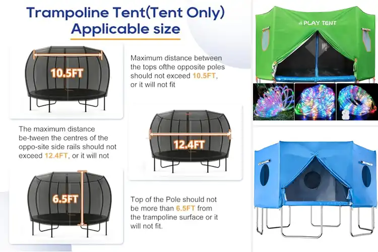 Detailed view of Best Trampoline Tents